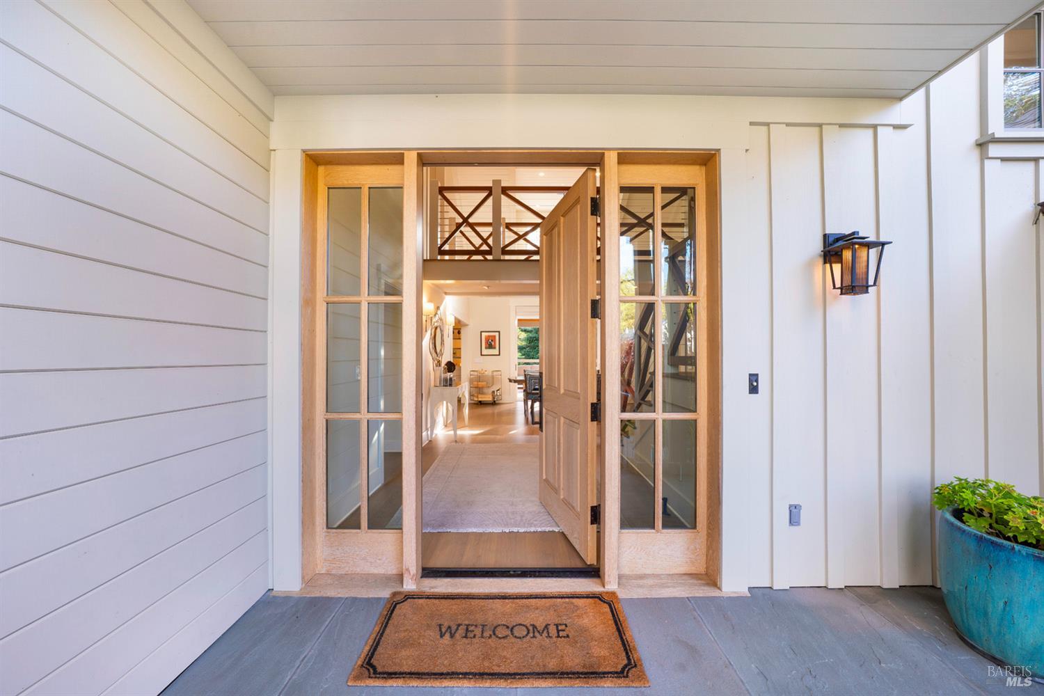 1711 Spring Street St. Helena, CA 94574 - Photo 4 of 38 a view of entryway with wooden floor and a rug