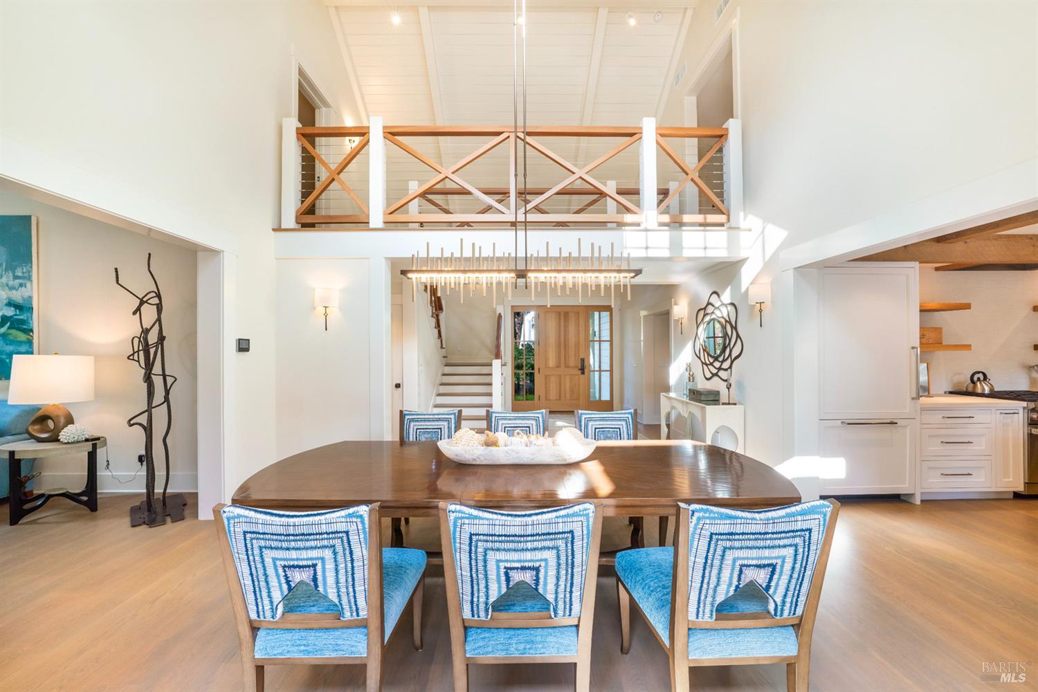 1711 Spring Street St. Helena, CA 94574 - Photo 7 of 38 a view of a dining room with furniture and wooden floor