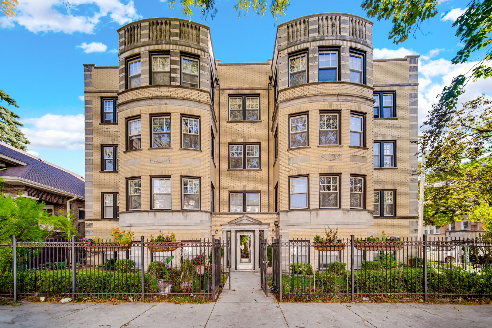 front view of a building