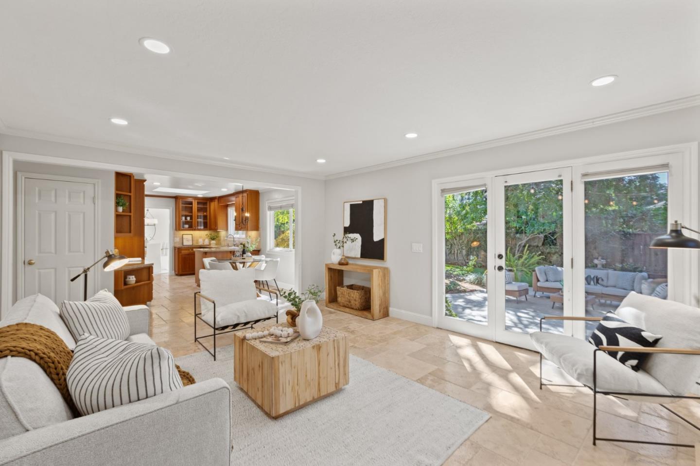 143 Waverly Place Mountain View, CA 94040 - Photo 16 of 52 a living room with furniture and large windows