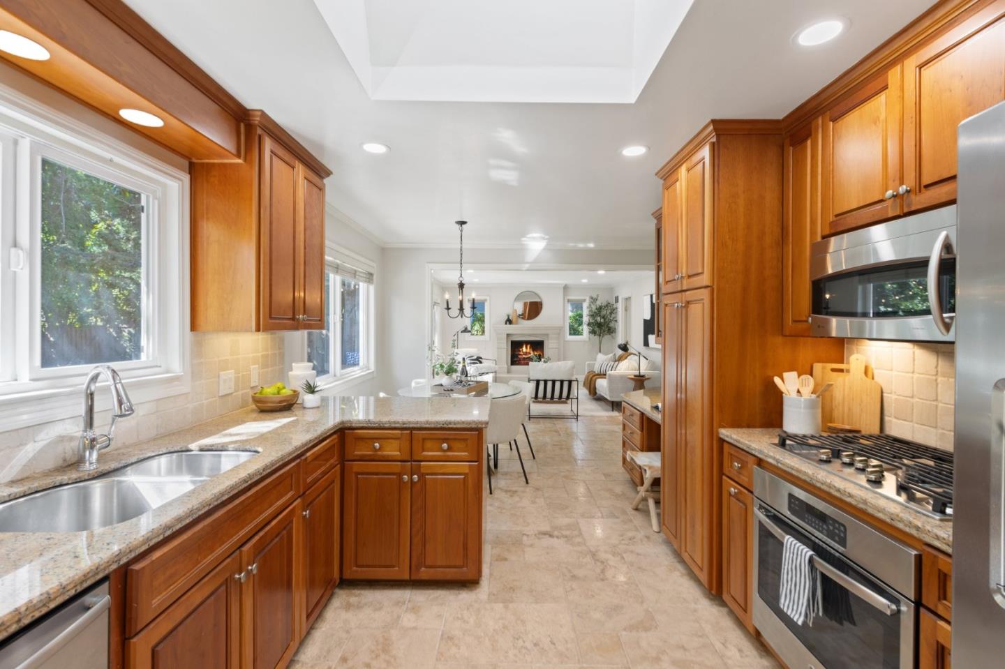 143 Waverly Place Mountain View, CA 94040 - Photo 22 of 52 a kitchen with lots of counter top space and stainless steel appliances