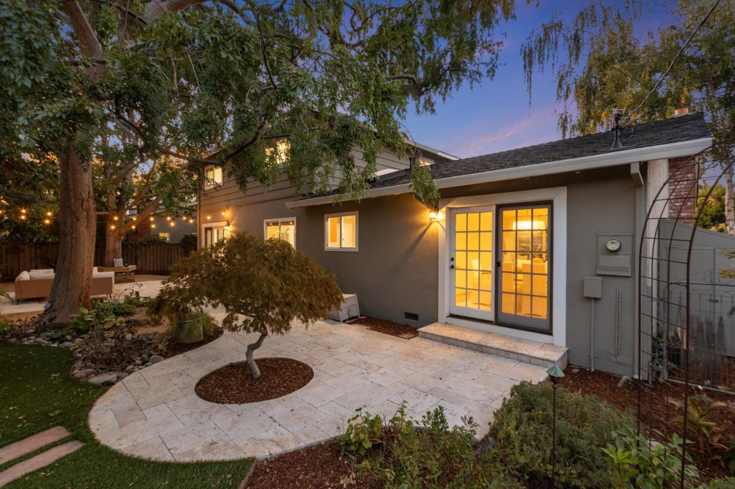 143 Waverly Place Mountain View, CA 94040 - Photo 43 of 52 a backyard of a house with yard and outdoor seating