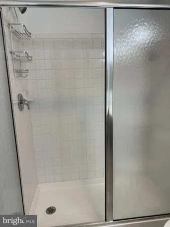 a bathroom with a sink and a shower