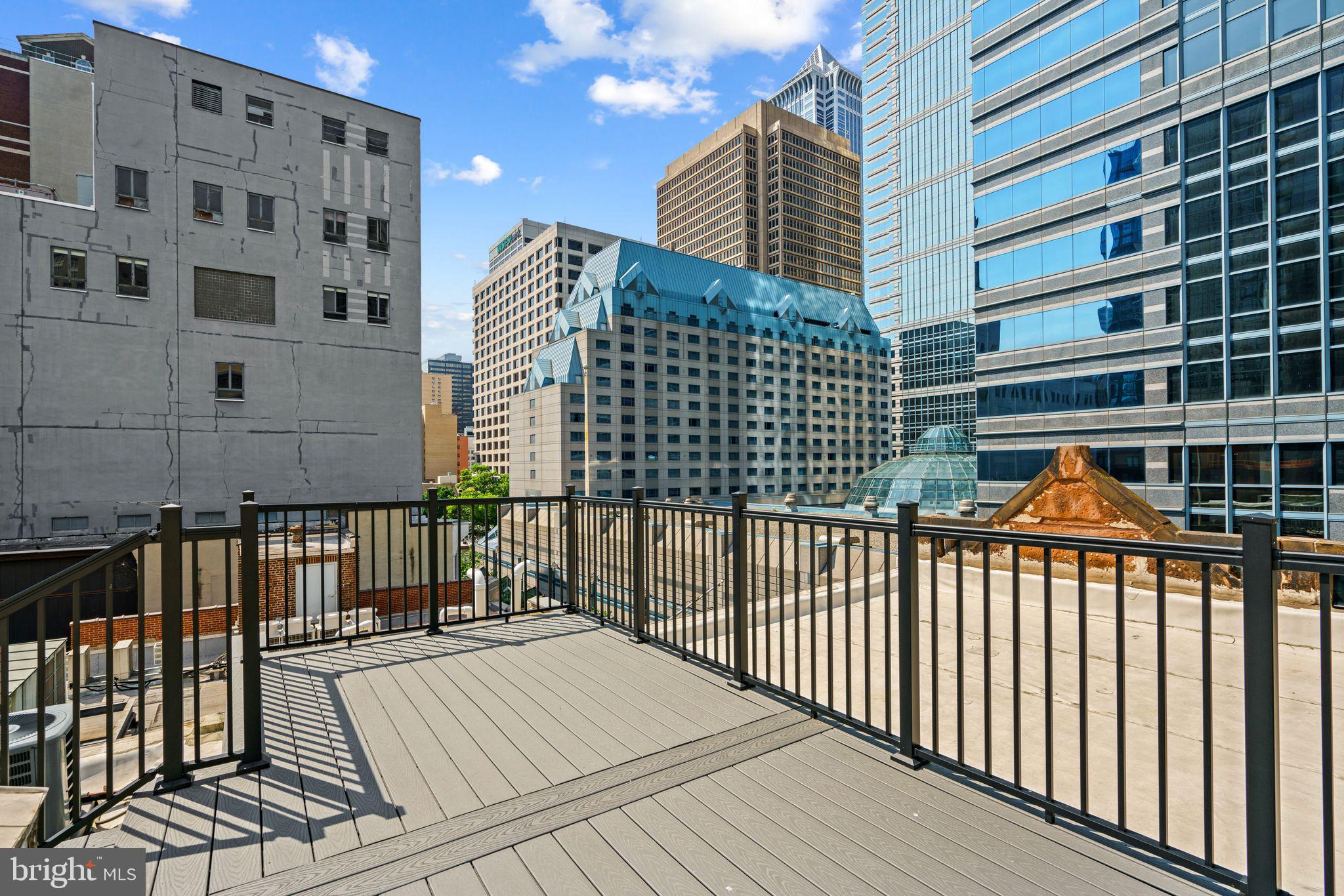 1606 Chestnut Street, Unit 4 Philadelphia, PA 19103 - Photo 33 of 35 a view of a roof deck