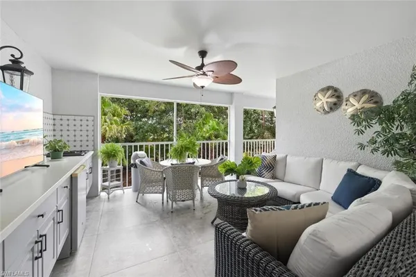 a view of balcony and patio