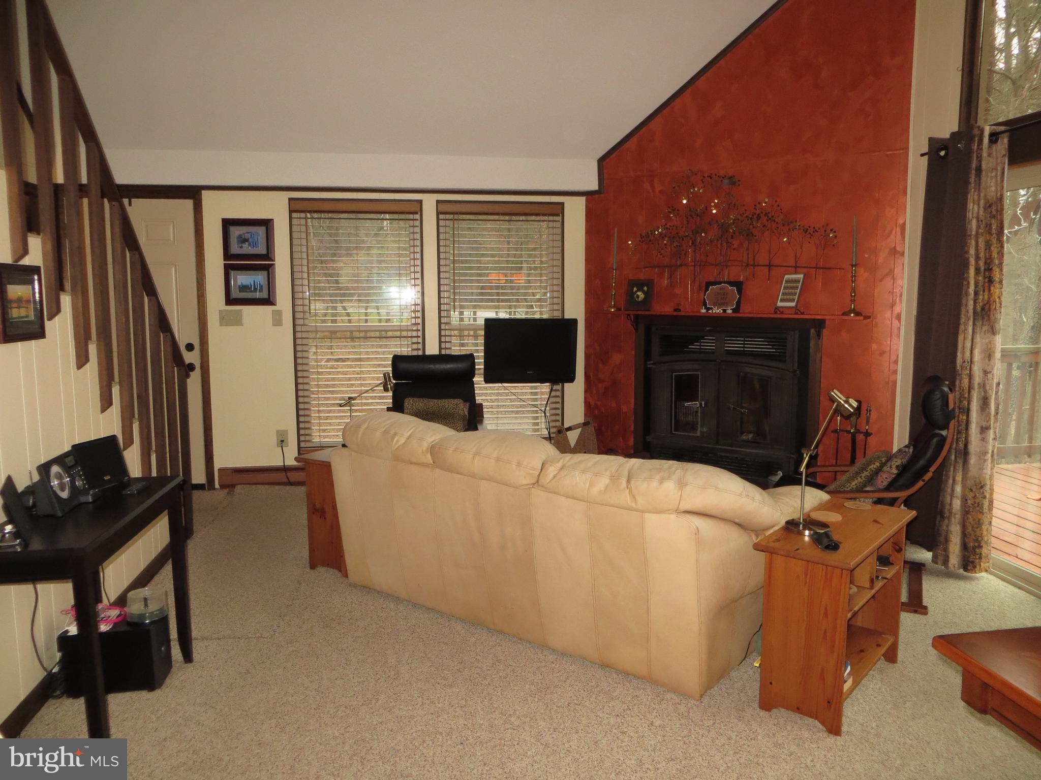 622 Walden Road Hedgesville, WV 25427 - Photo 7 of 24 Living Room with Wood Burning Fireplace
