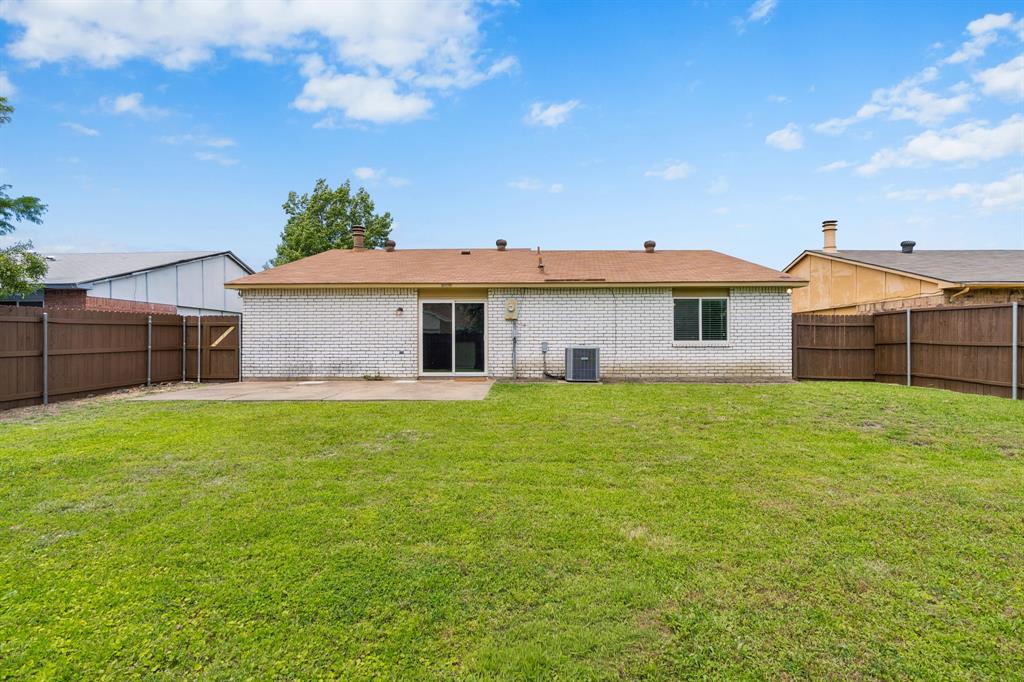 5620 Perrin Street The Colony, TX 75056 - Photo 21 of 31 a view of a house with a backyard