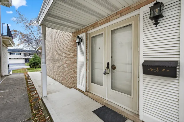 a view of a entryway door of the house