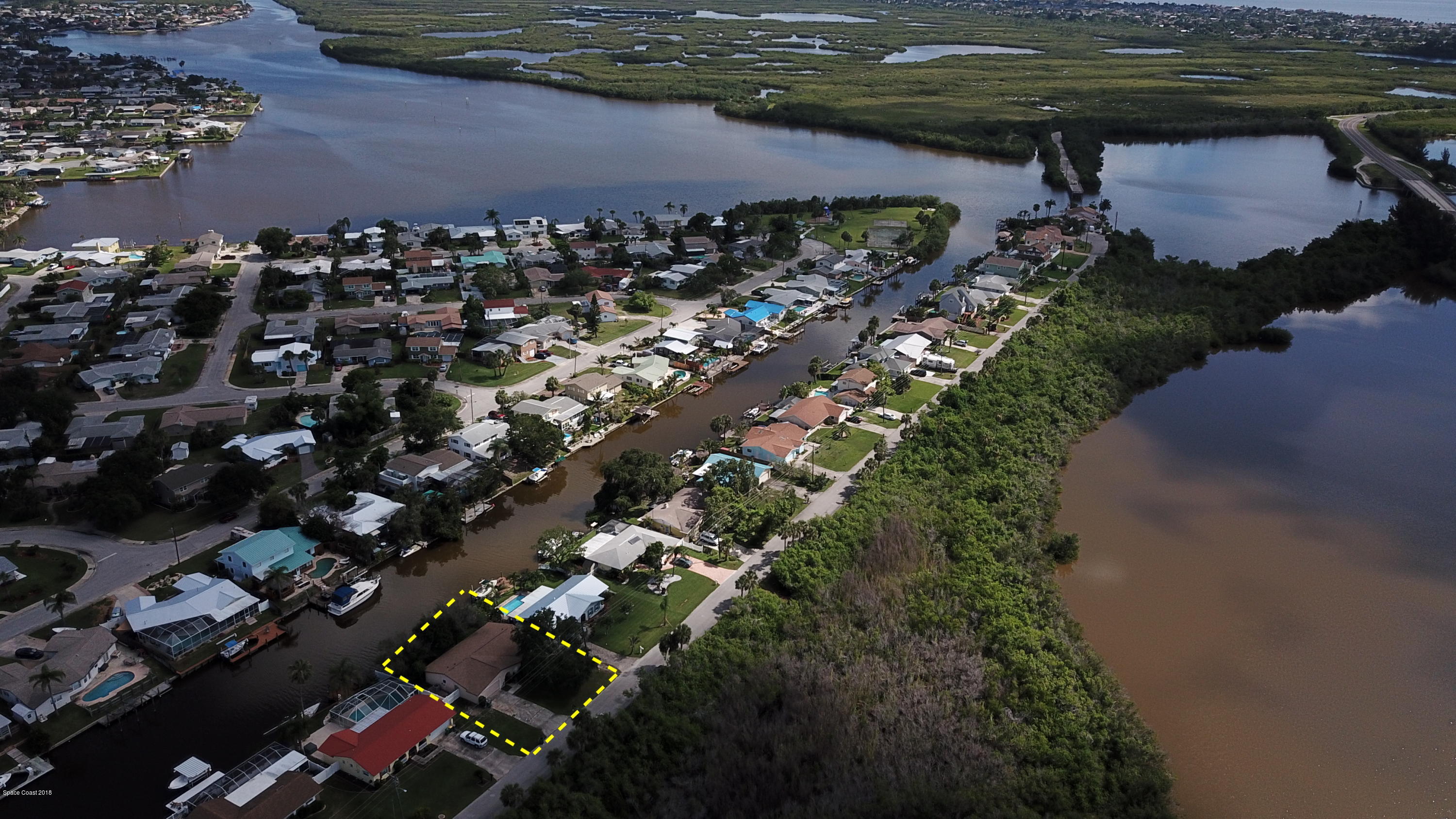1005 Audubon Road Merritt Island, FL 32953 - Photo 39 of 39 an aerial view of multiple house