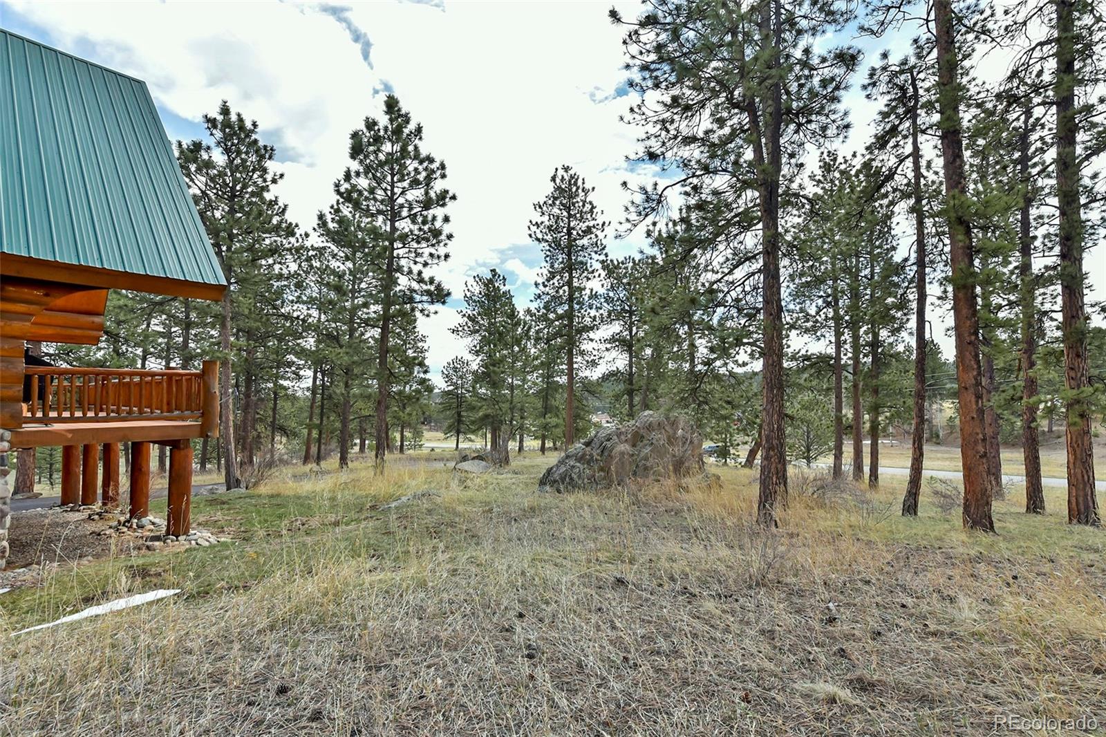 79 Buggy Whip Road Bailey, CO 80421 - Photo 36 of 39 a view of house with trees in the background