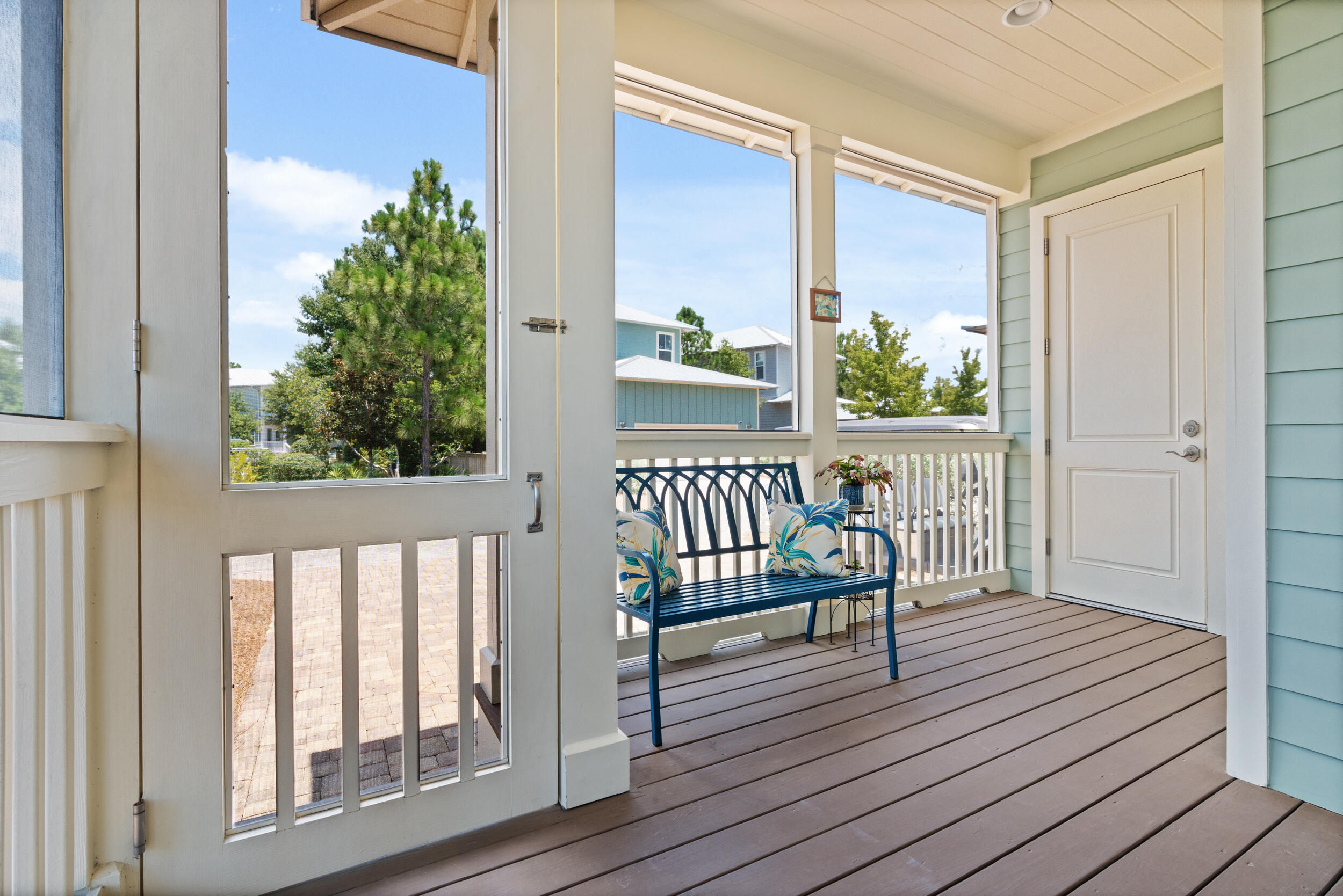 694 Flatwoods Forest Loop Santa Rosa Beach, FL 32459 - Photo 18 of 50 a view of a balcony with furniture