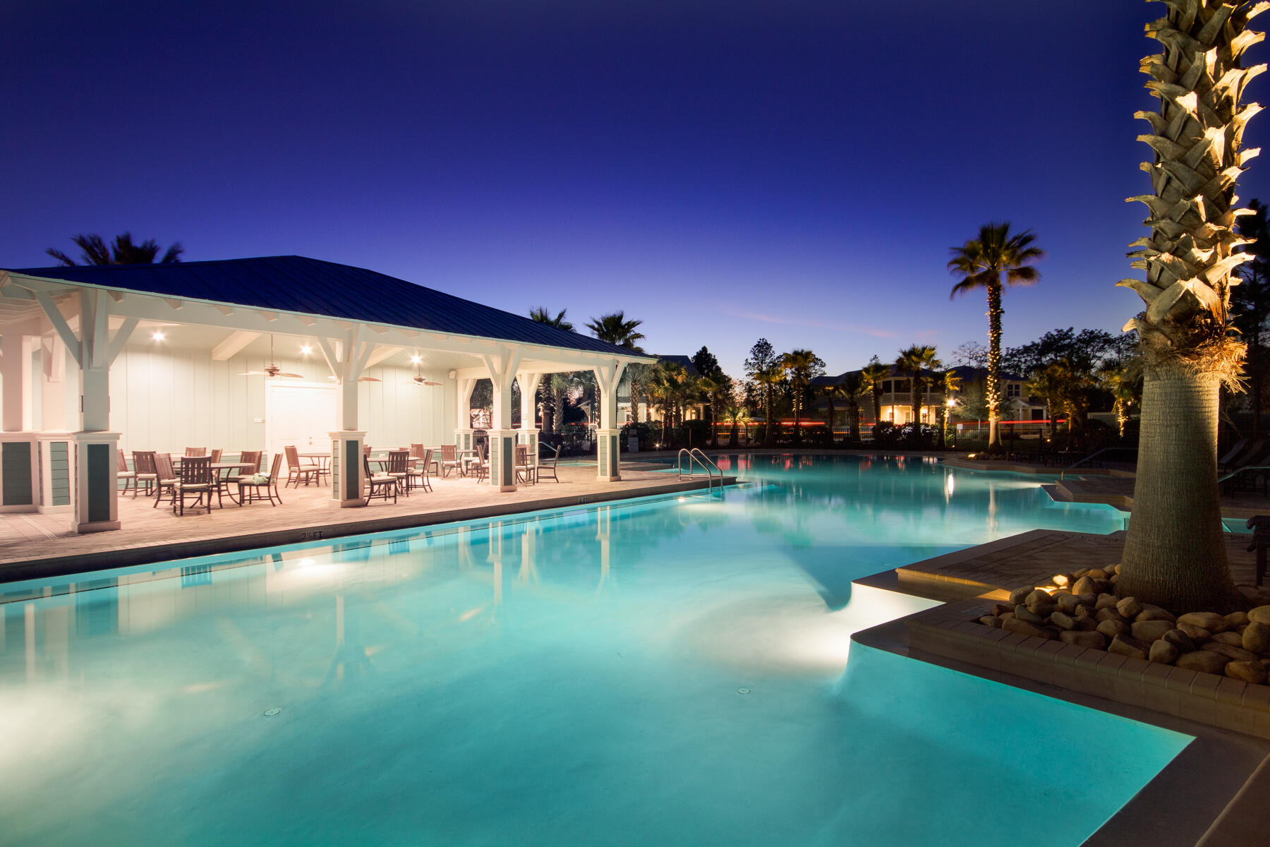 694 Flatwoods Forest Loop Santa Rosa Beach, FL 32459 - Photo 45 of 50 a view of a swimming pool with a yard