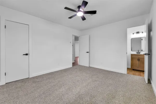 a view of an empty room