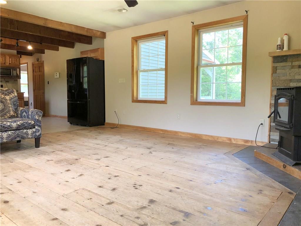 177 Buff Brook Road North Waterboro, ME 04061 - Photo 5 of 30 Pine Floor, View from Side Entrance