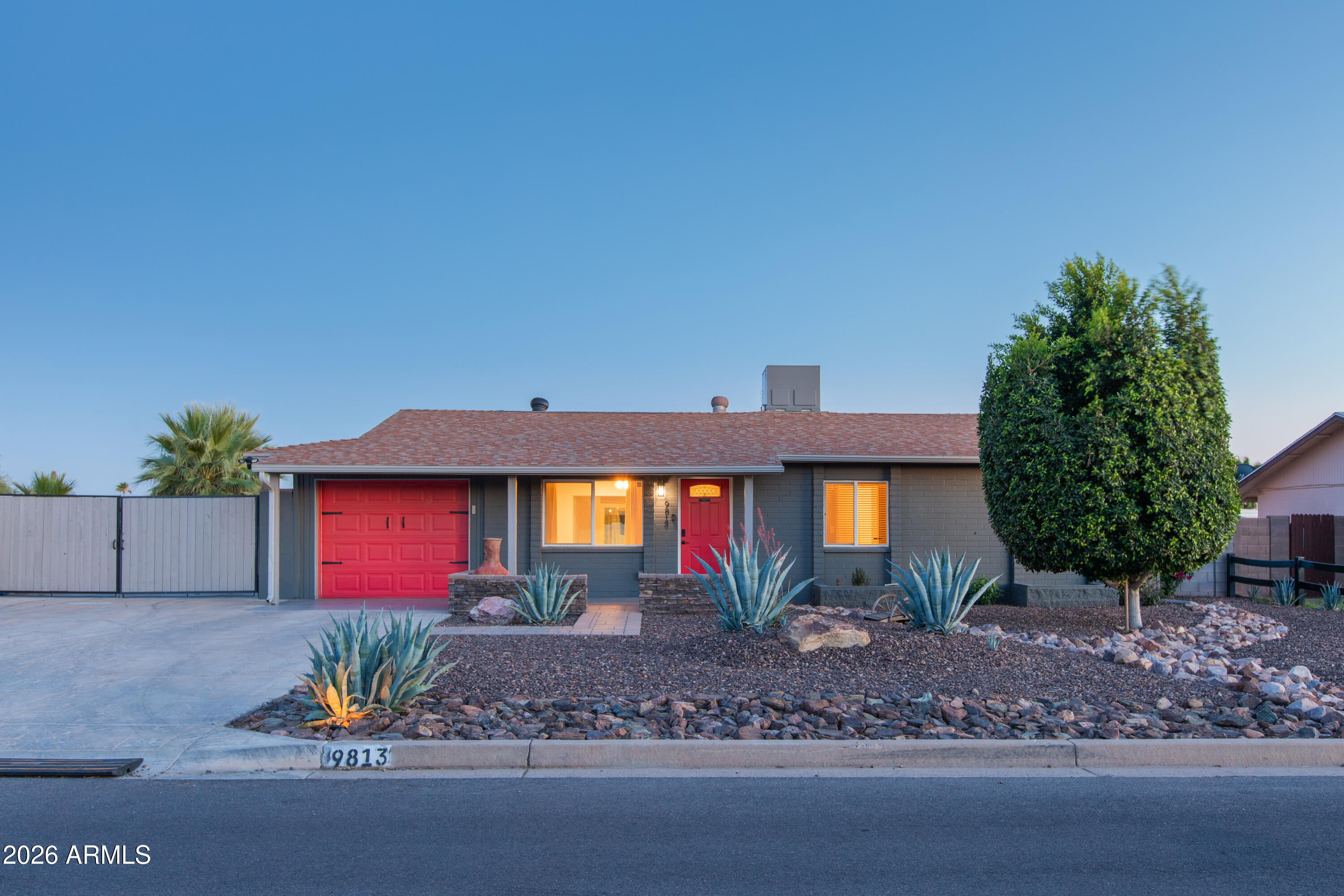 9813 East Adobe Road Mesa, AZ 85207 - Photo 68 of 77 Front Twilight-1
