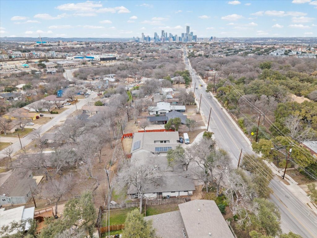 3010 Burleson Road, Unit A Austin, TX 78741 - Photo 27 of 28 Aerial perspective of Austin city skyline