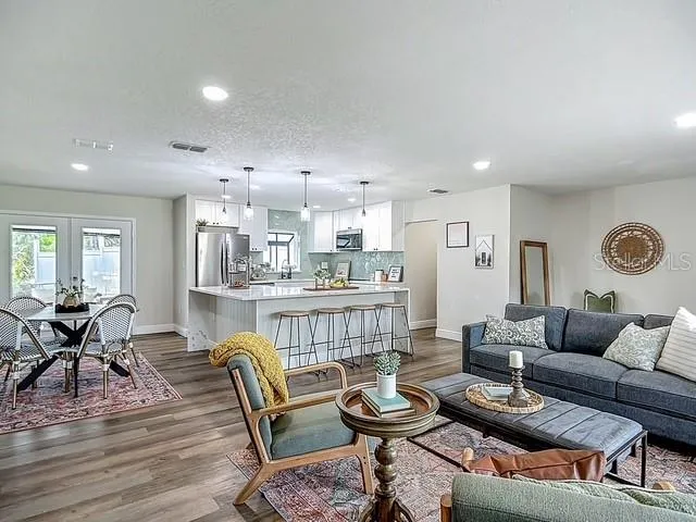wooden floor in an empty room