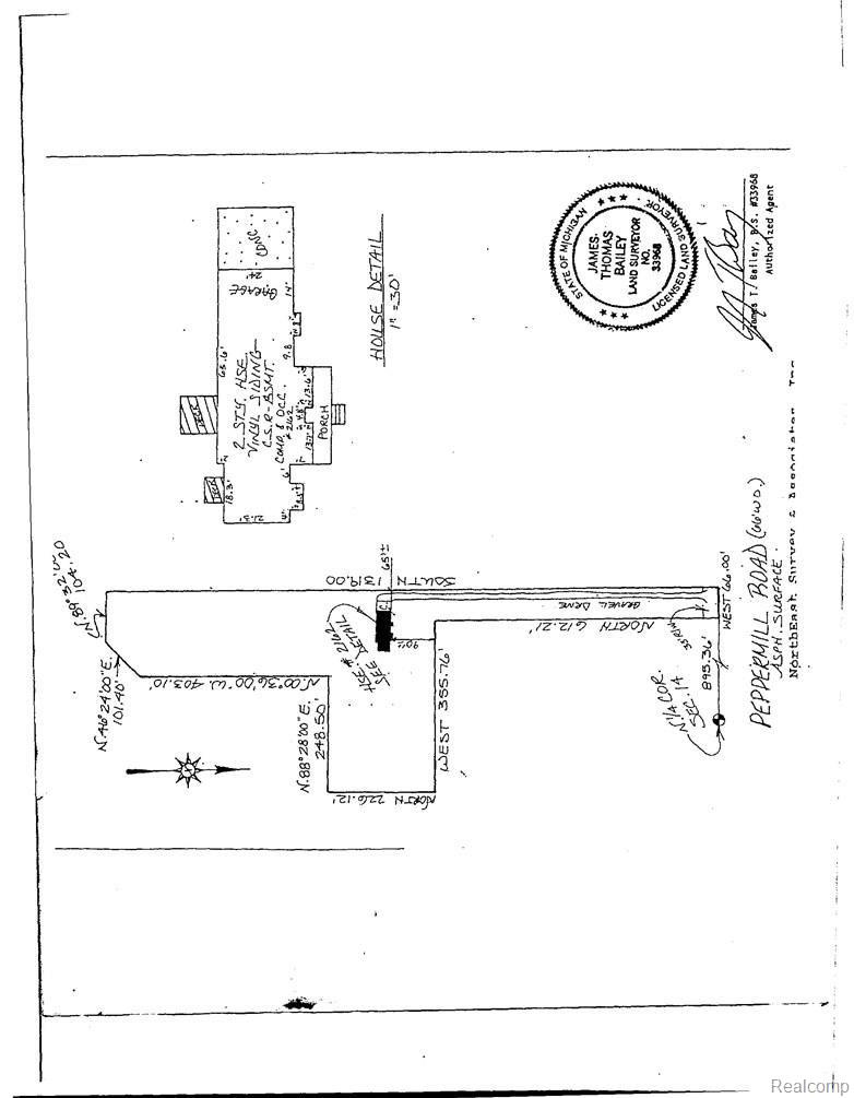 2162 Peppermill Road Lapeer, MI 48446 - Photo 70 of 70 Survey.jpg