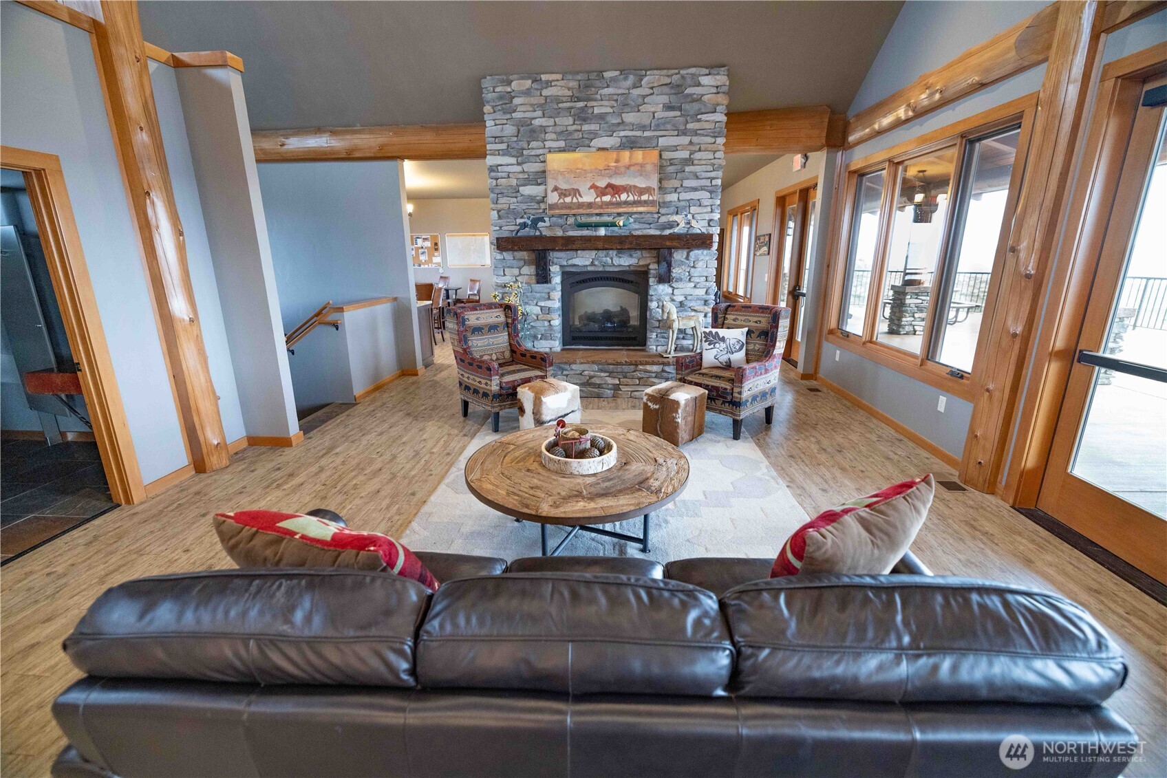 1-azteca Plata Road Brewster, WA 98812 - Photo 31 of 40 a living room with furniture and a fireplace