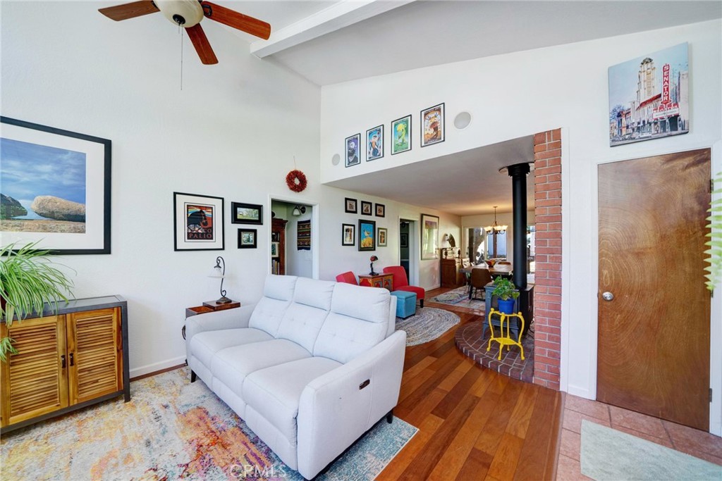 704 Old Meadow Valley Road Quincy, CA 95971 - Photo 13 of 38 a living room with furniture and a wooden floor