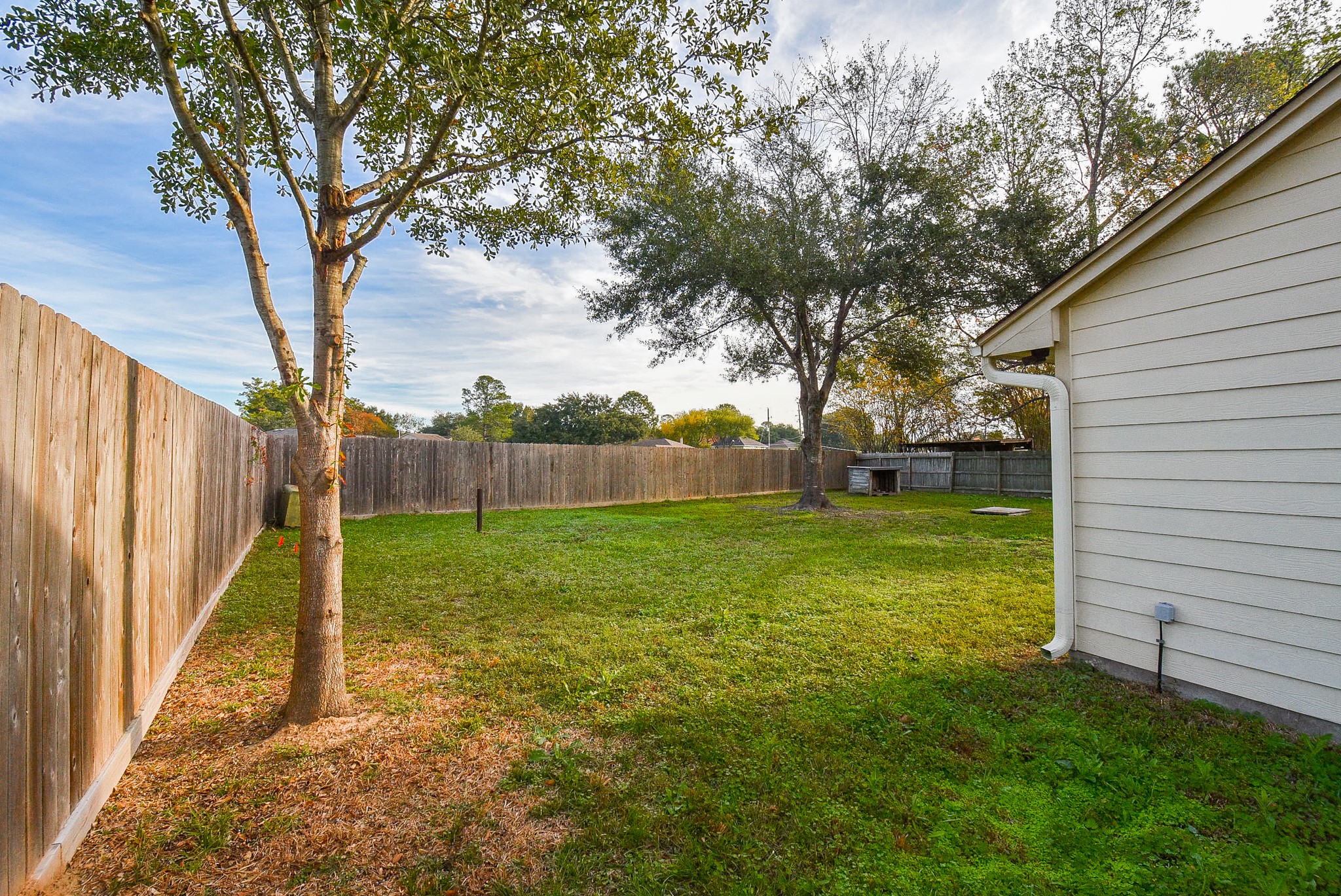 4606 Whispering Rock Lane Spring, TX 77388 - Photo 28 of 30 a backyard of a house with lots of green space