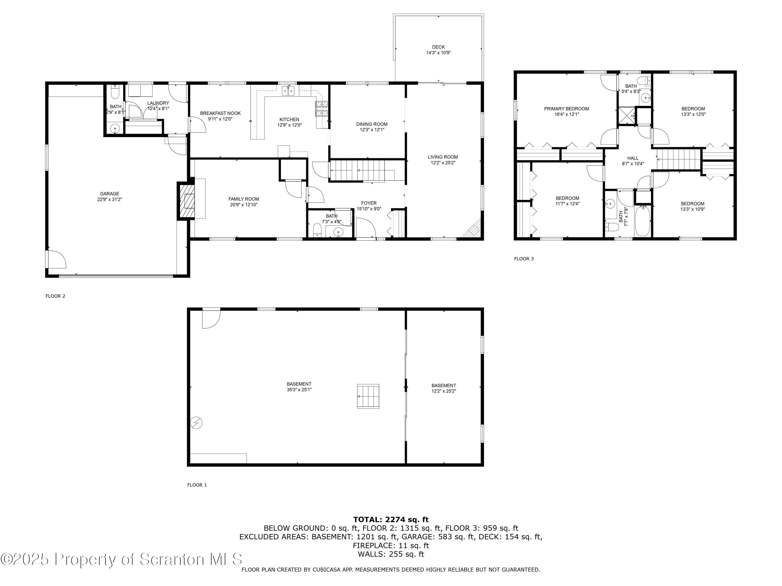 1001 Pheasant Run Road Clarks Summit, PA 18411 - Photo 52 of 52 Floor Plan