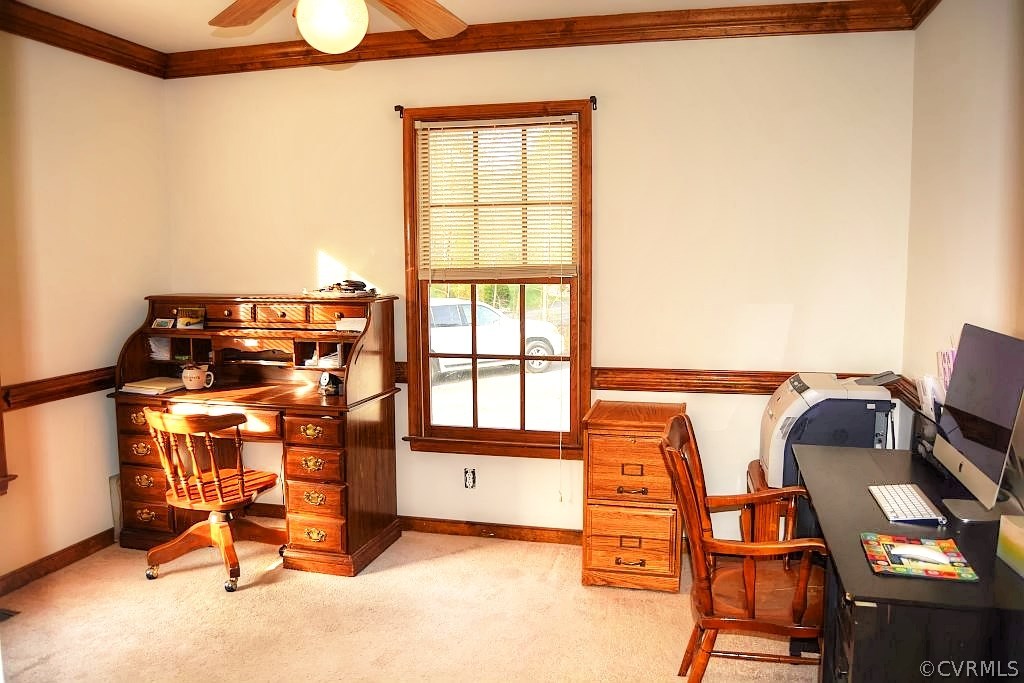 11715 Winterpock Road Chesterfield, VA 23838 - Photo 14 of 21 a view of workspace with wooden floor and windows