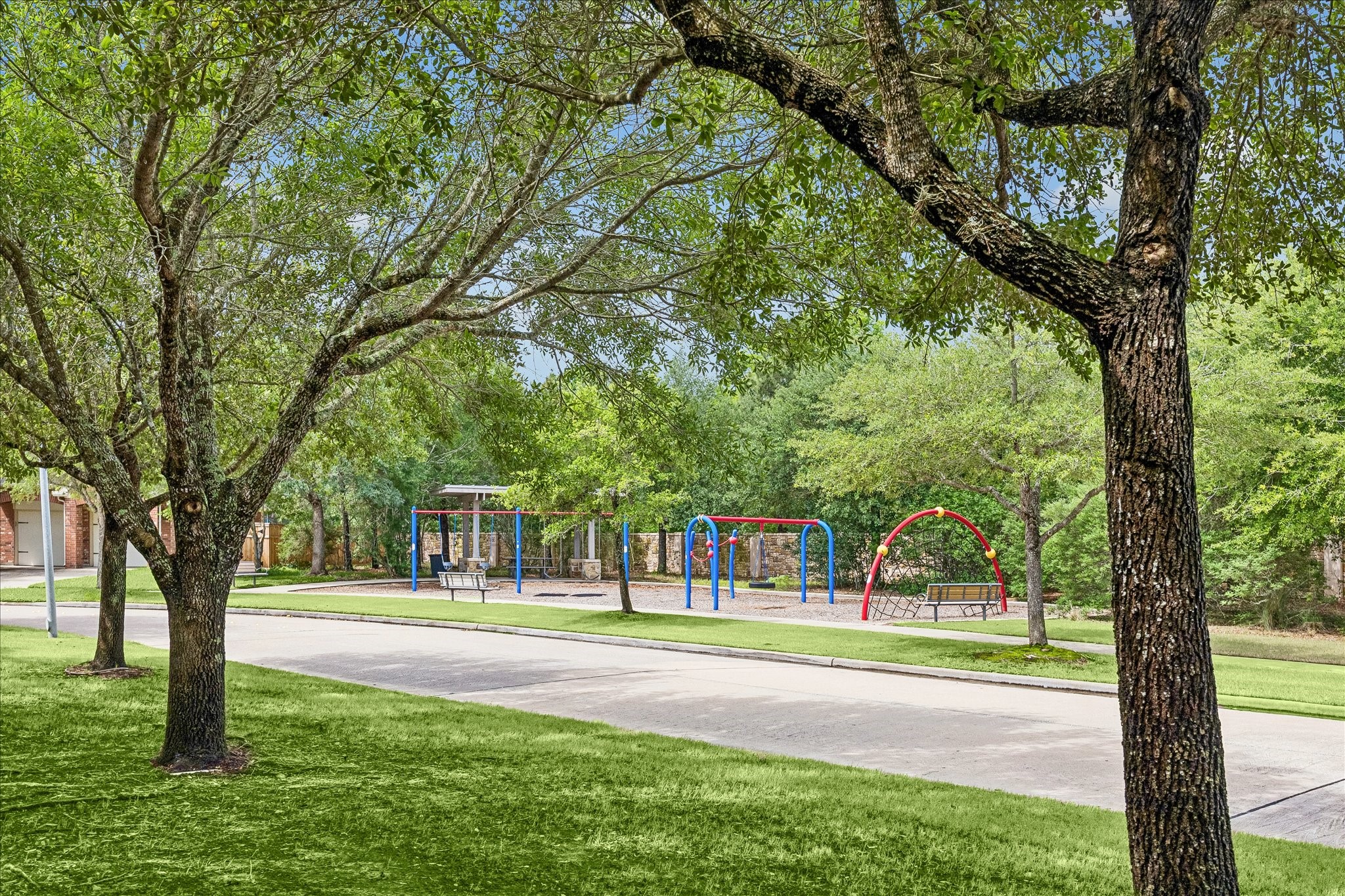 28211 Rippling Brook Lane Fulshear, TX 77441 - Photo 37 of 45 a view of yard with green space and trees