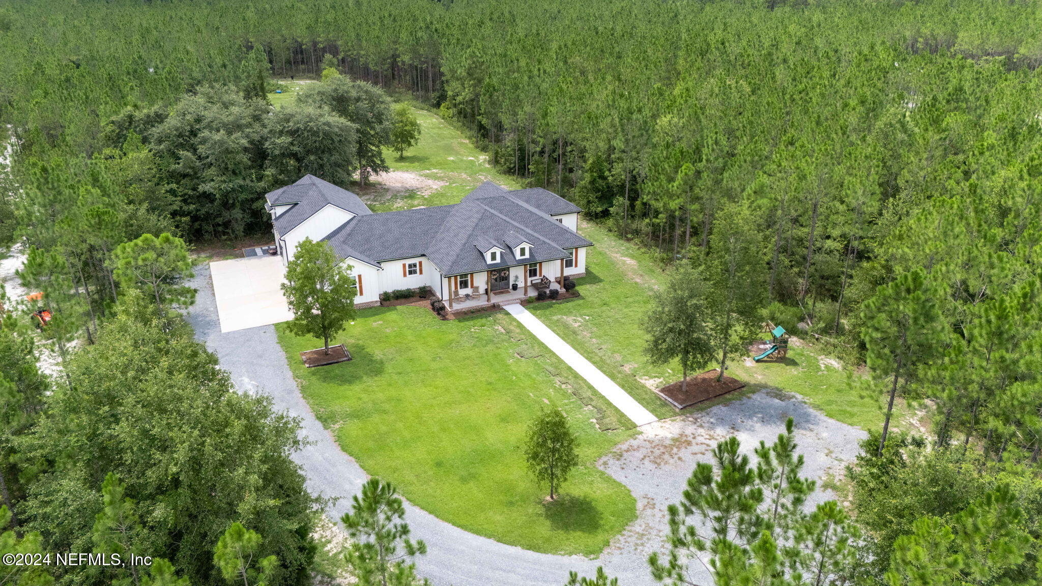 5490 Steel Bridge Road Macclenny, FL 32063 - Photo 3 of 108 Aerial left side view