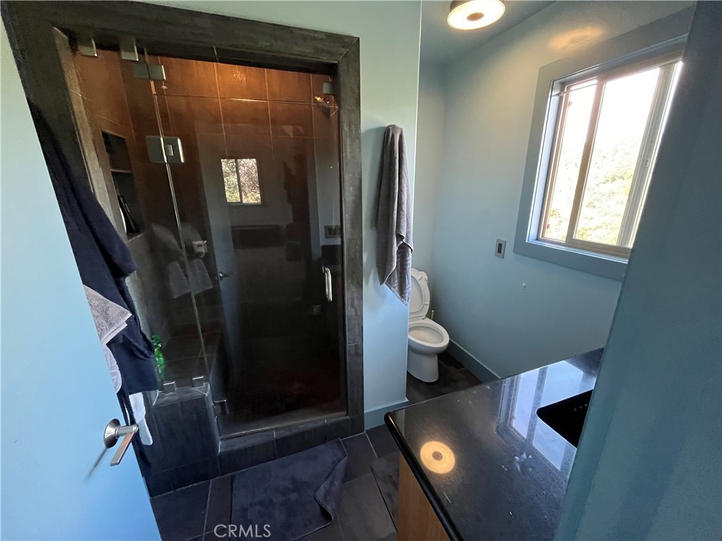 240 Rich Gulch Road Oroville, CA 95965 - Photo 42 of 49 a bathroom with a toilet and a shower