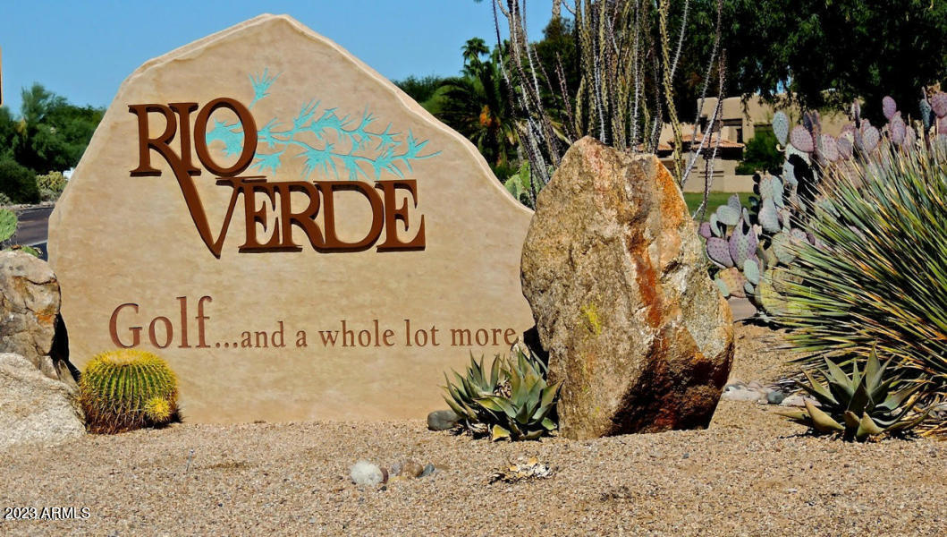 18709 East Avenida Del Ray Rio Verde, AZ 85263 - Photo 49 of 49 Rio Verde Welcome Sign