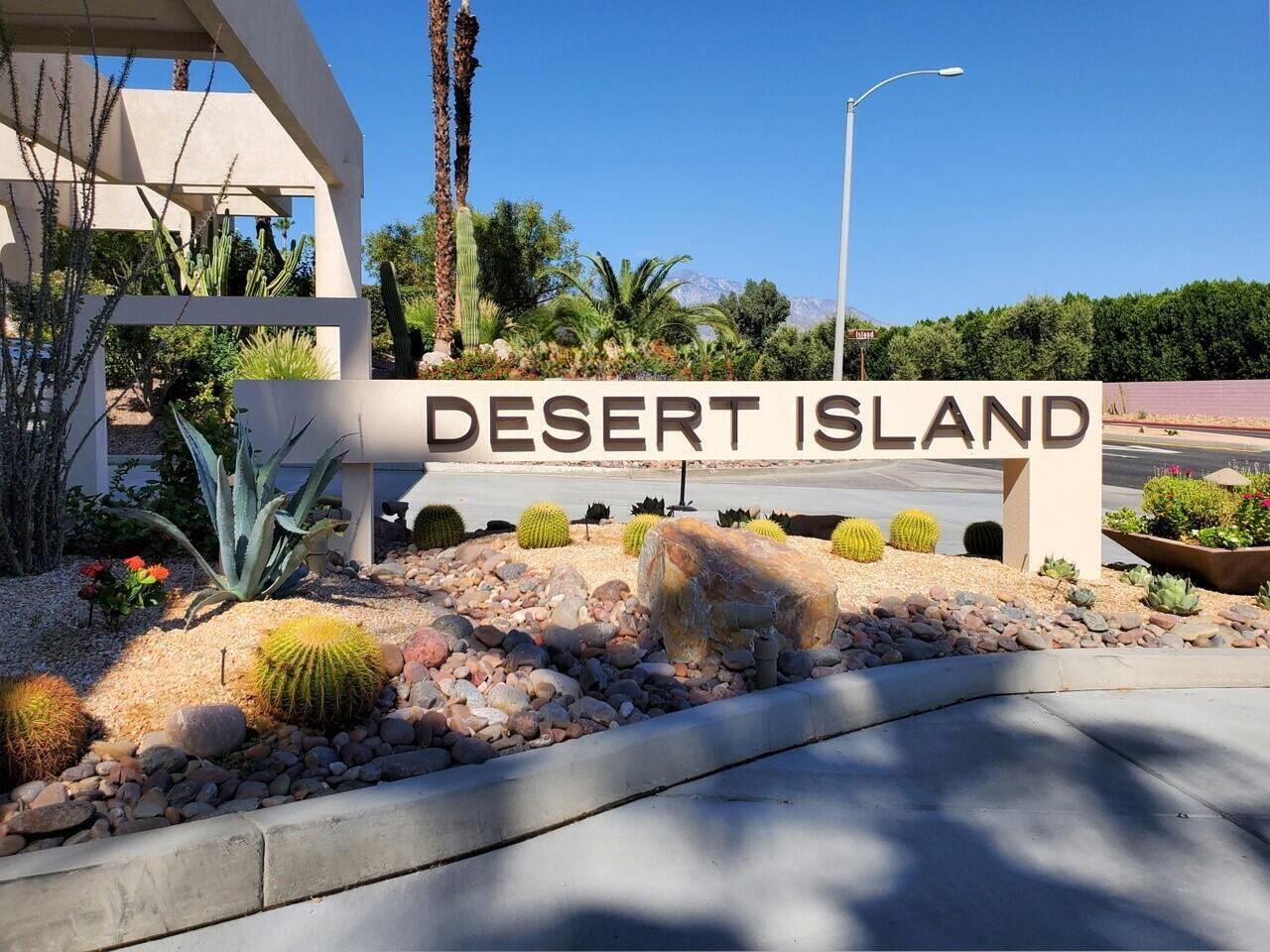 910 Island Drive, Unit 402 Rancho Mirage, CA 92270 - Photo 37 of 37 Island Dr entry sign
