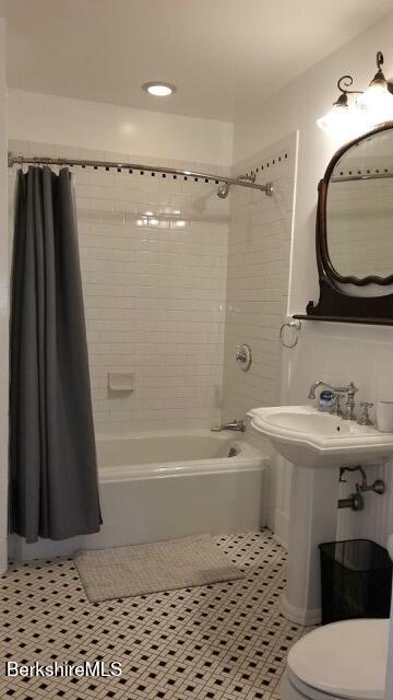 257 North Main Street Hancock, MA 01237 - Photo 5 of 13 a bathroom with a sink toilet and shower