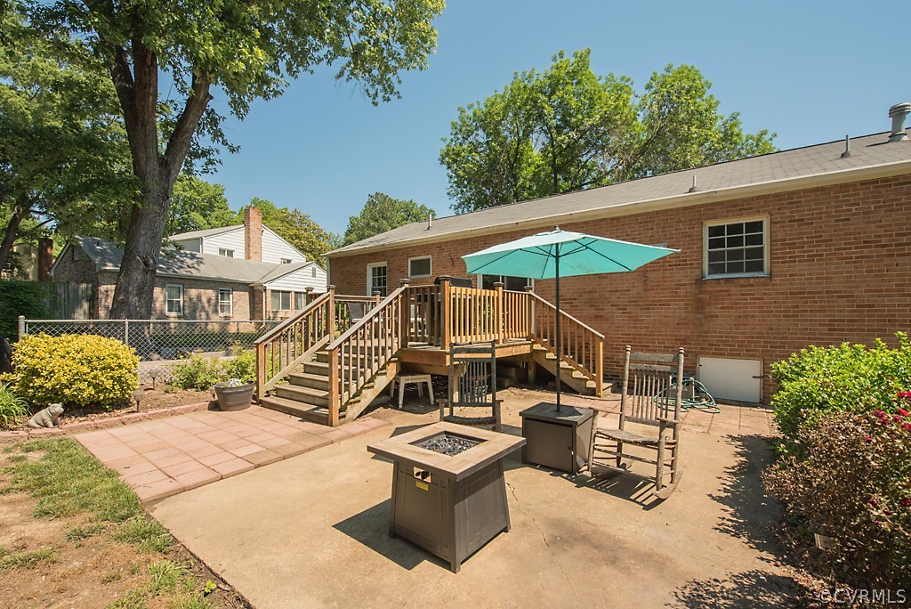 3825 Frankmont Road Richmond, VA 23234 - Photo 40 of 47 a view of a house with backyard and sitting area