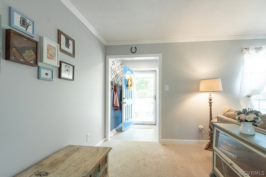 3825 Frankmont Road Richmond, VA 23234 - Photo 7 of 47 a view of a workspace with furniture and a window