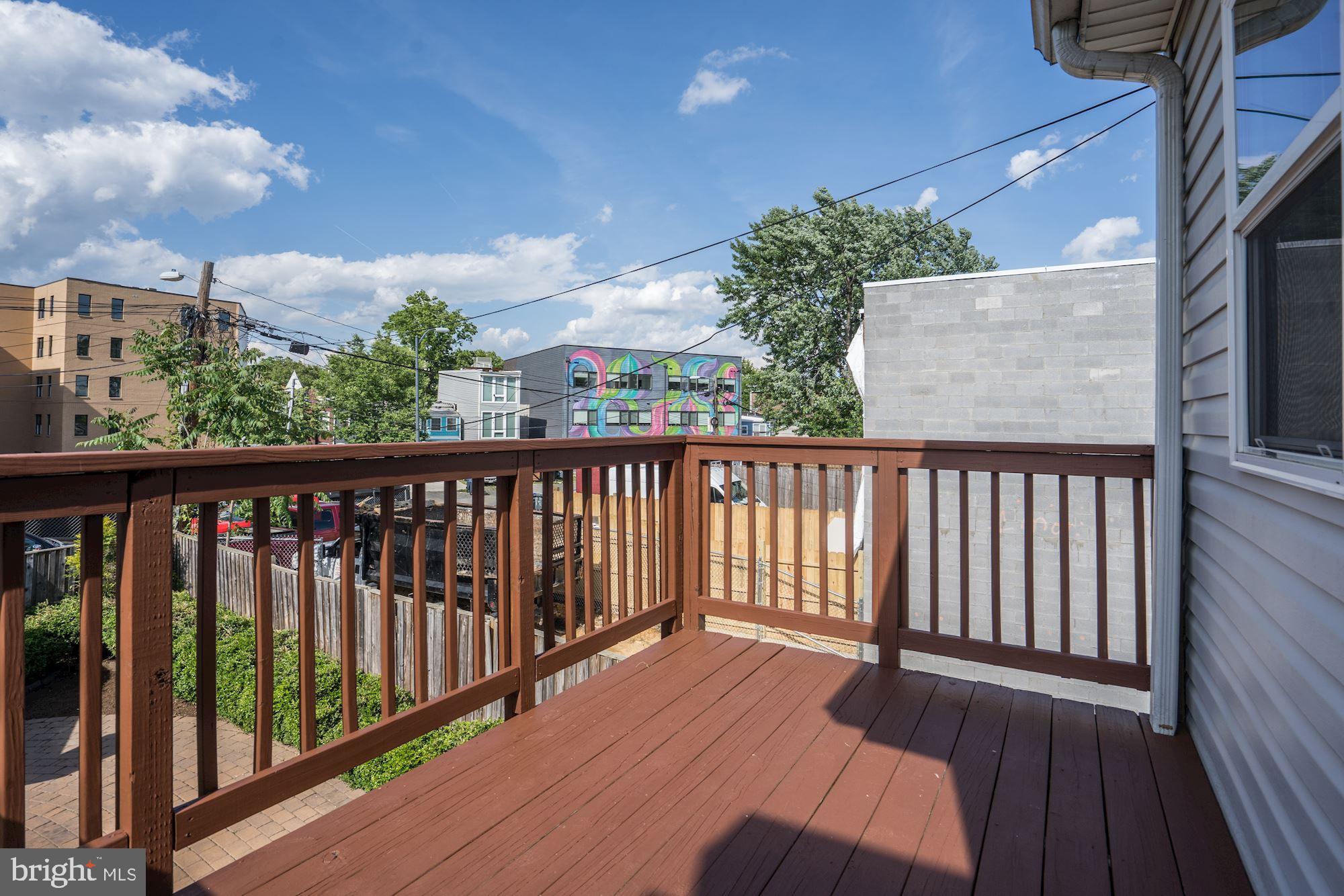 1210 I Street Northeast Washington, DC 20002 - Photo 16 of 28 Balcony off Second Bedroom