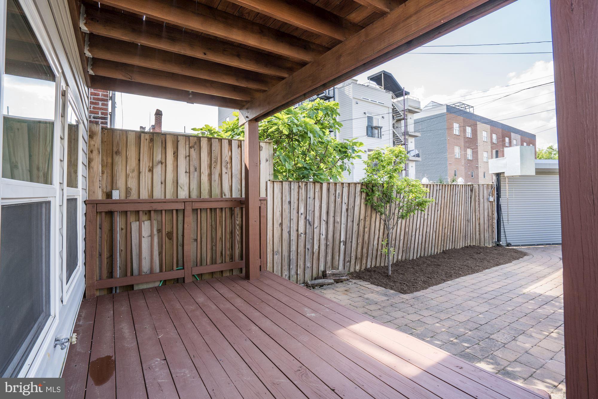 1210 I Street Northeast Washington, DC 20002 - Photo 21 of 28 Rear Deck & Patio