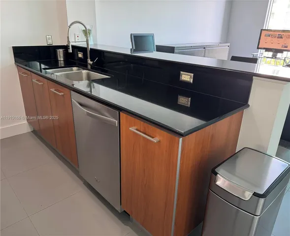 a close view of sink and mirror