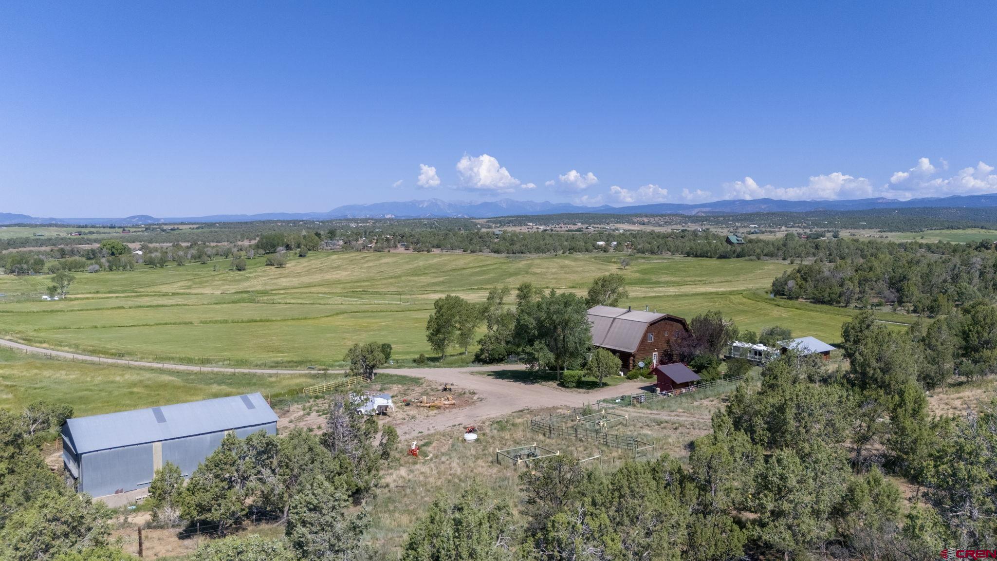 3515 County Road 514 Ignacio, CO 81137 - Photo 10 of 35 a view of a lake with a mountain in the background