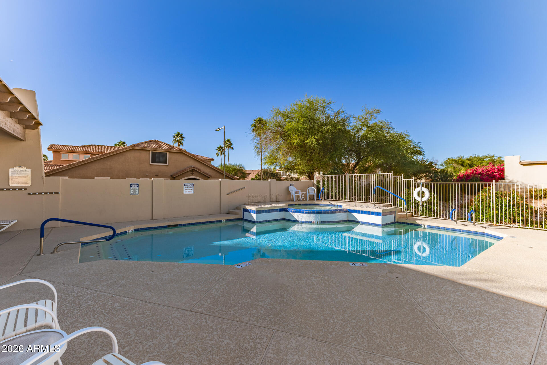 5445 East McKellips Road, Unit 23 Mesa, AZ 85215 - Photo 29 of 32 swimming pool view with a outdoor space