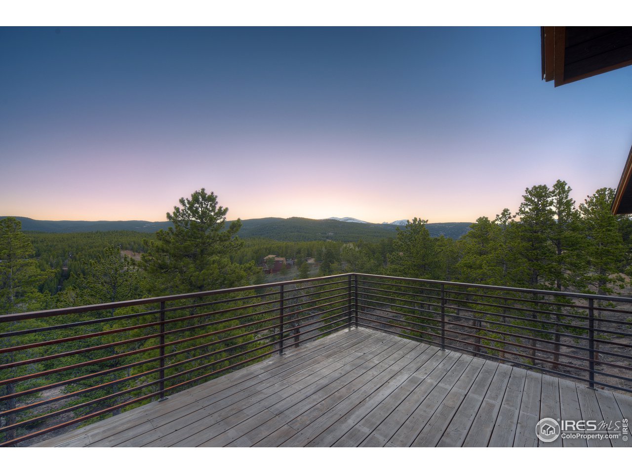 23 Ridge View Road Nederland, CO 80466 - Photo 36 of 38 a view of a balcony with wooden floor