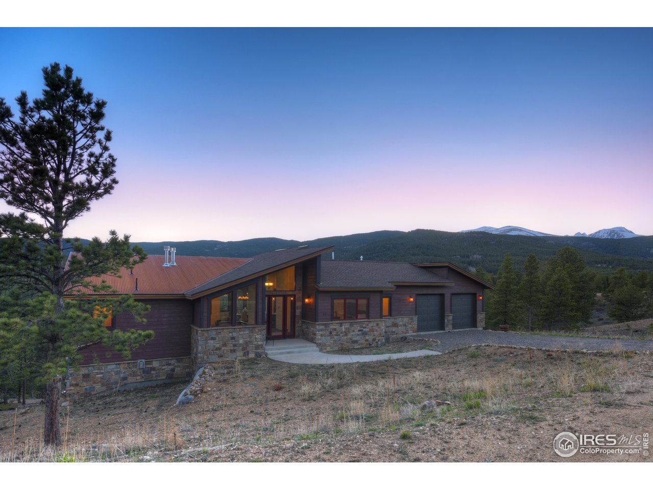 23 Ridge View Road Nederland, CO 80466 - Photo 38 of 38 a view of a house with a yard