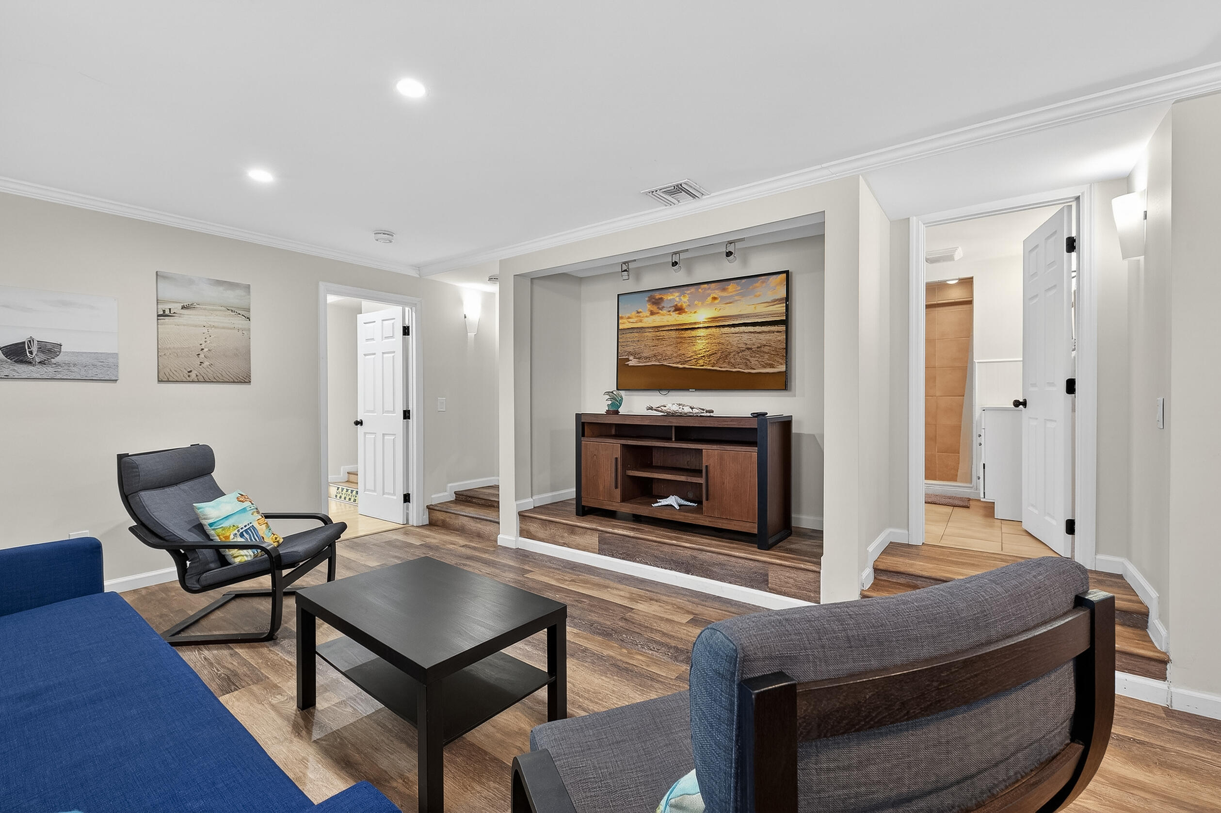 27 Riviera Drive Key West, FL 33040 - Photo 17 of 23 a living room with furniture and a fireplace