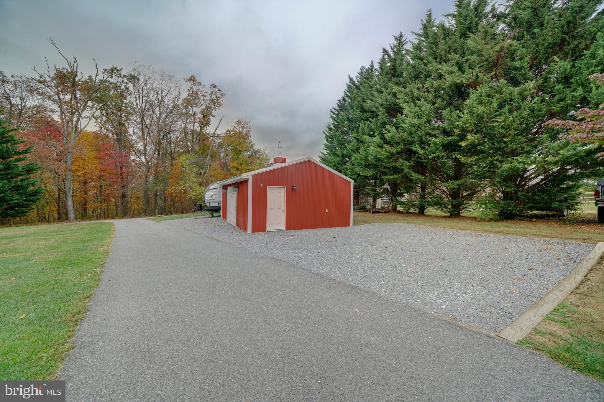 18560 Windsor Forest Road Mount Airy, MD 21771 - Photo 6 of 63 side door to pole barn extra gravel parking pad