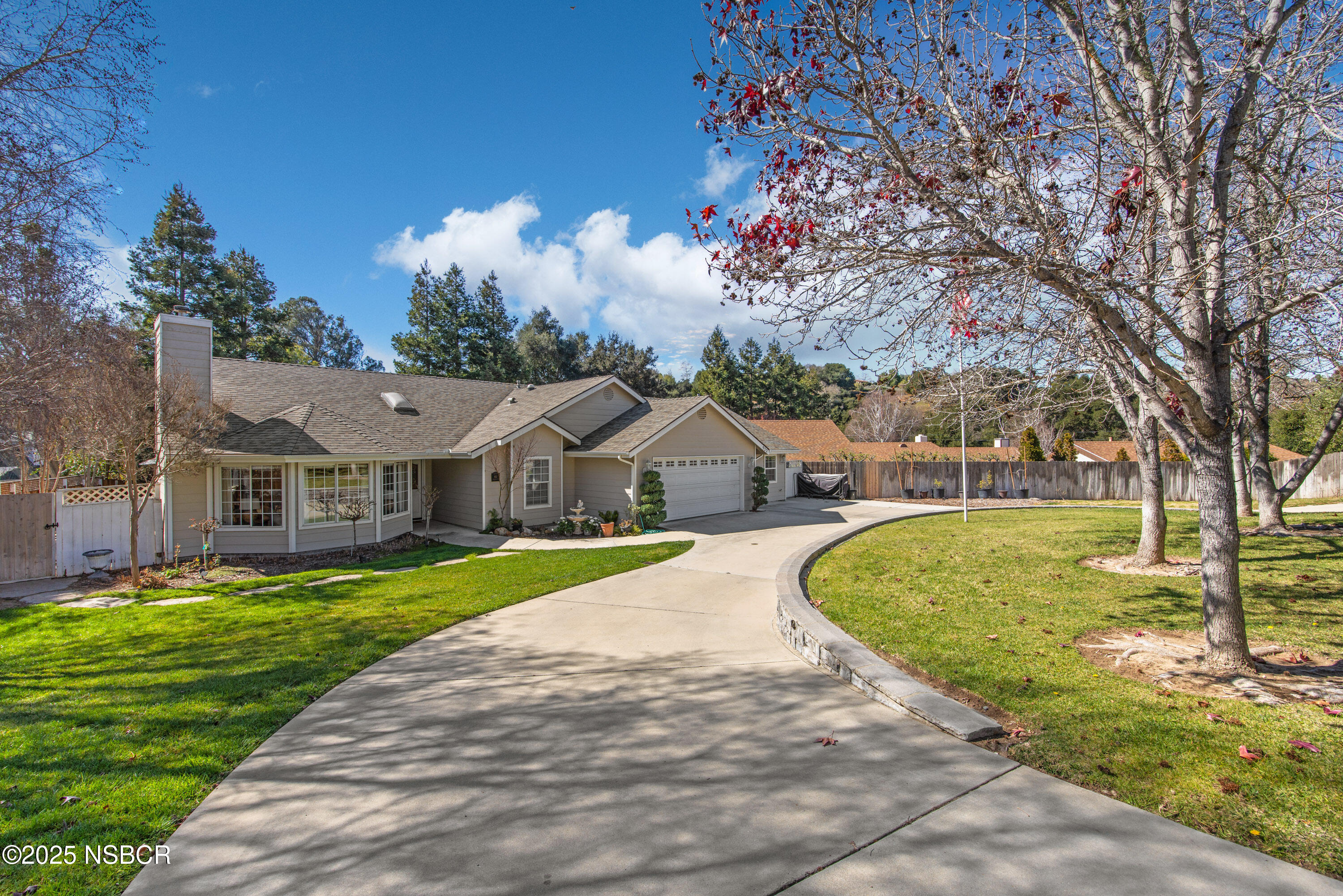922 College Canyon Road Solvang, CA 93463 - Photo 21 of 23 a front view of a house with a yard
