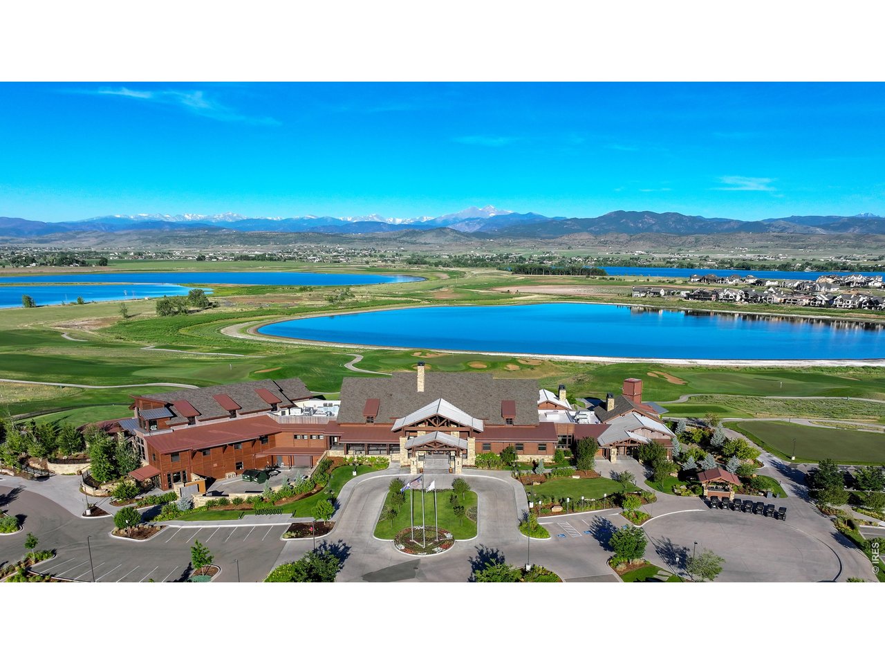 Clubhouse, event center, and view