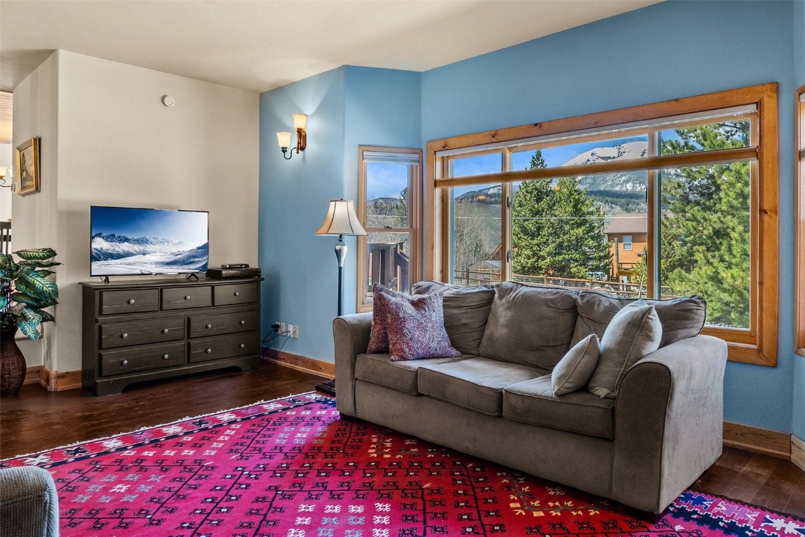 367 G Road Silverthorne, CO 80498 - Photo 14 of 50 a living room with furniture and a flat screen tv