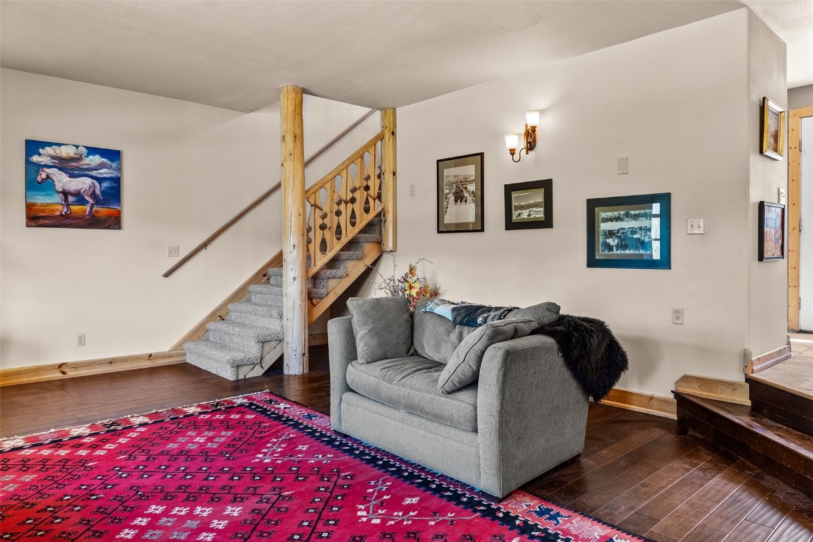 367 G Road Silverthorne, CO 80498 - Photo 15 of 50 a living room with furniture and wooden floor