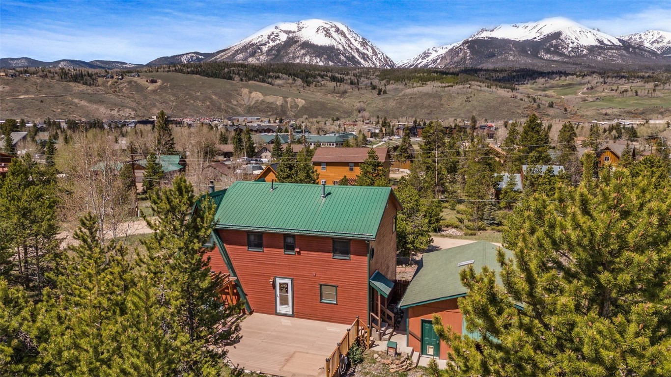 367 G Road Silverthorne, CO 80498 - Photo 42 of 50 an aerial view of a house with a mountain