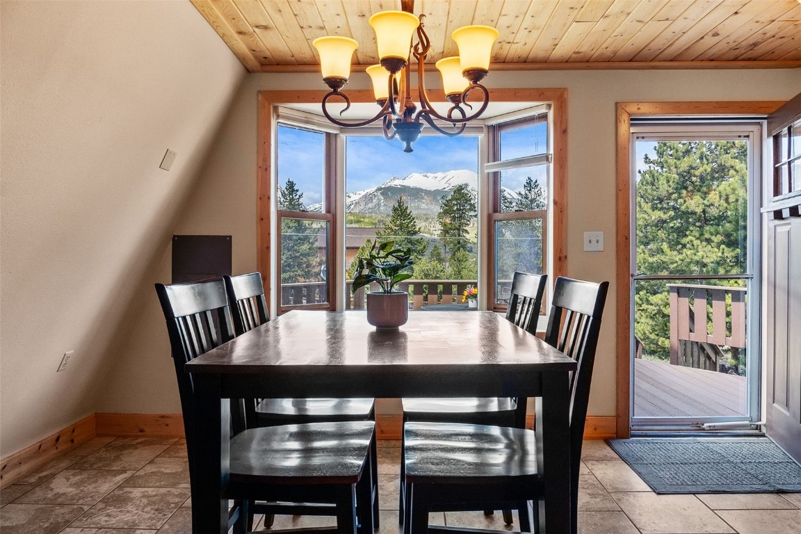 367 G Road Silverthorne, CO 80498 - Photo 10 of 50 a view of a dining room with furniture window and outside view